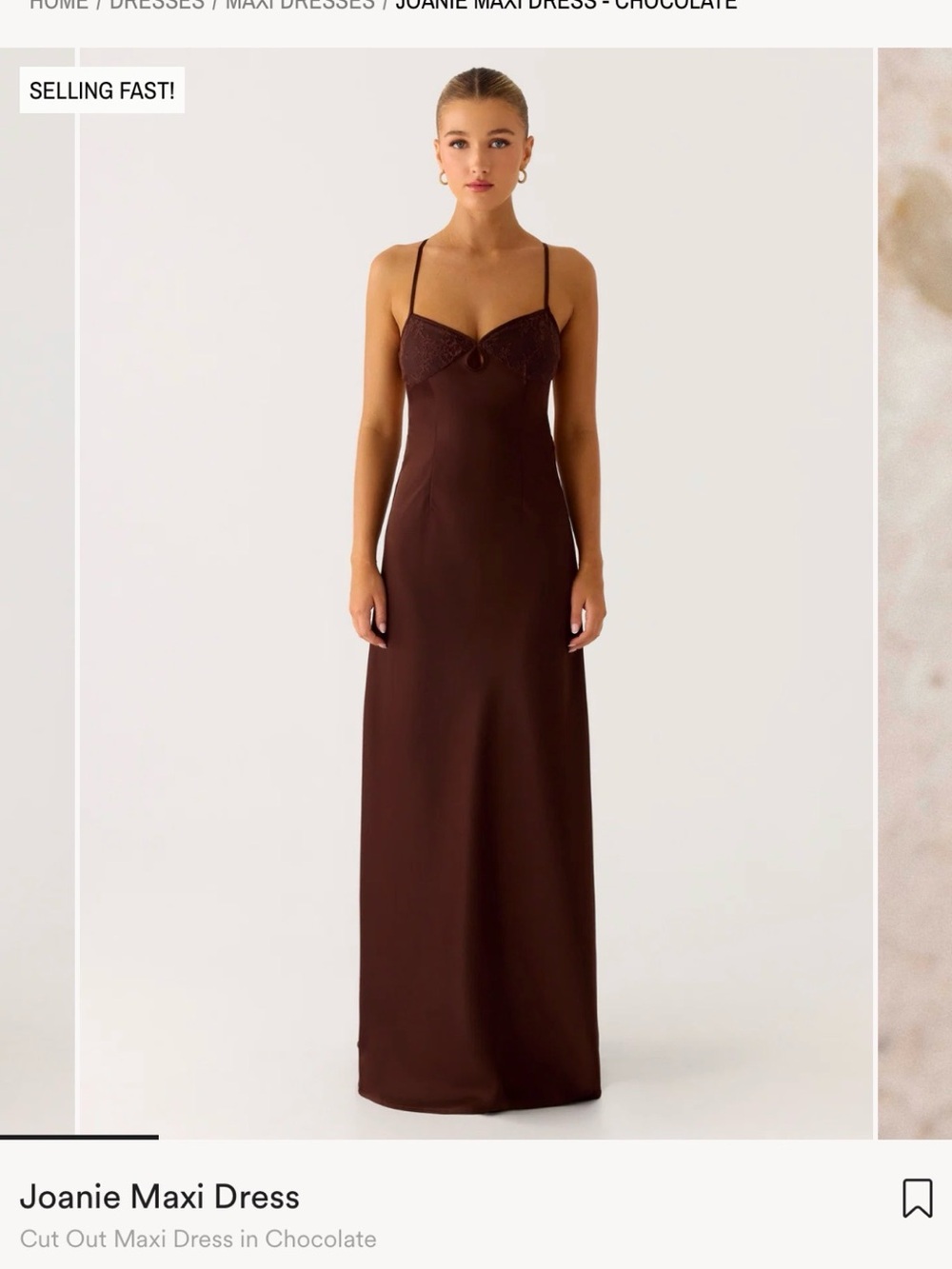 Joanie Maxi Dress- Peppermayo - Picture 1 of 3